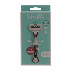 Gillette Venus Deluxe Smooth Sensitive razor + 1 replacement blade